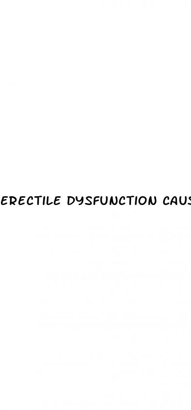 erectile dysfunction caused by drug use