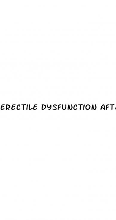 erectile dysfunction after prostate removal surgery