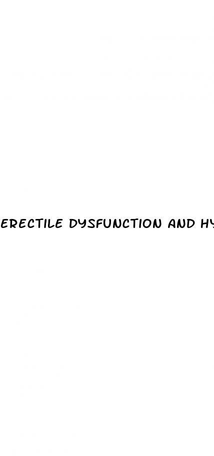 erectile dysfunction and hyrdrocodone