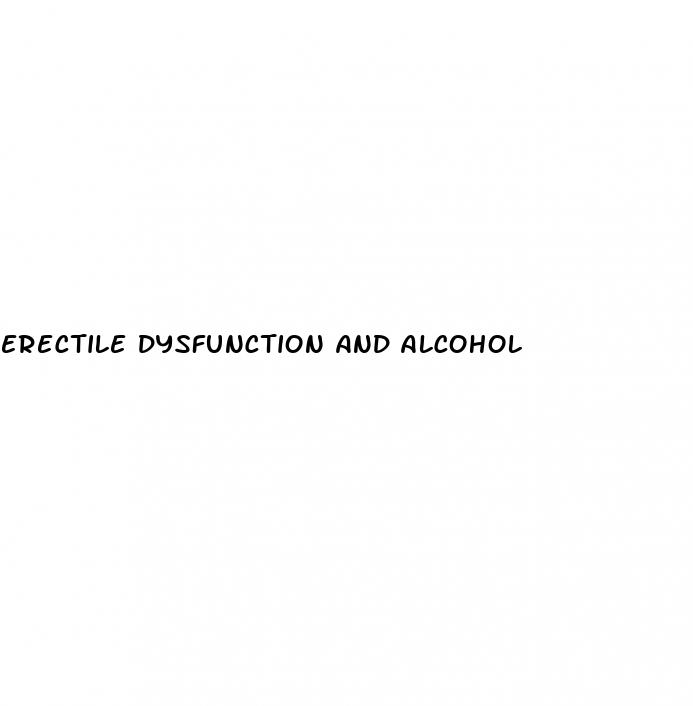 erectile dysfunction and alcohol