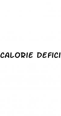 calorie deficit and erectile dysfunction