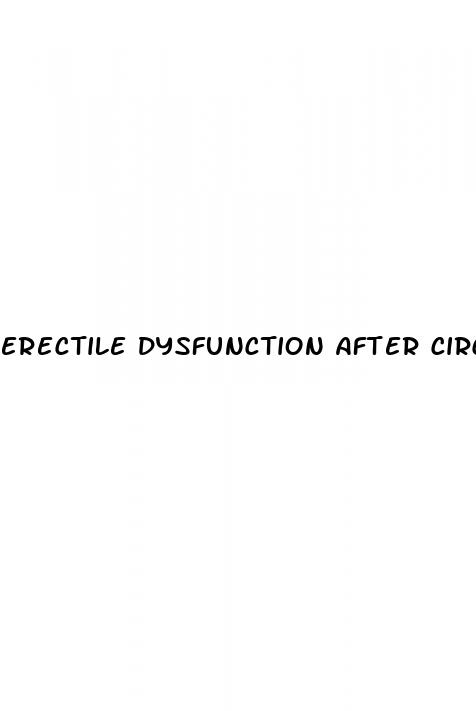 erectile dysfunction after circumcision