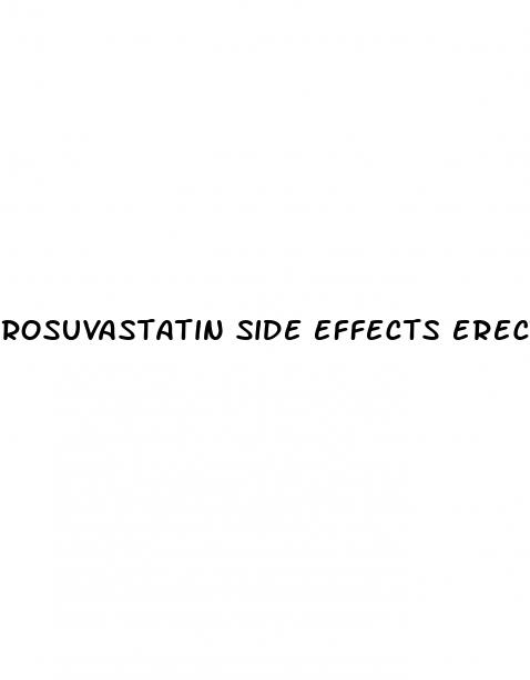 rosuvastatin side effects erectile dysfunction