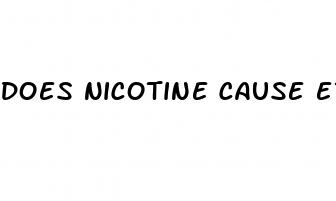 does nicotine cause erectile dysfunction