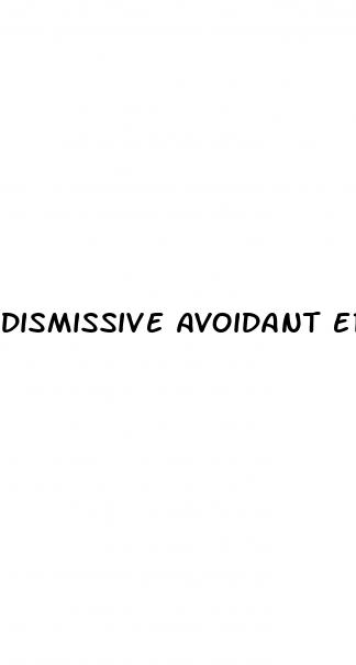 dismissive avoidant erectile dysfunction