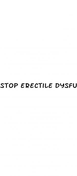 stop erectile dysfunction naturally