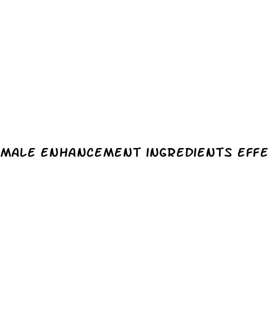 male enhancement ingredients effective