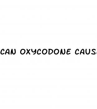 can oxycodone cause erectile dysfunction