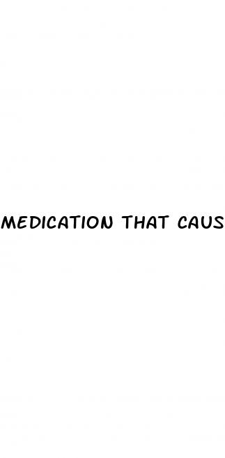 medication that causes erectile dysfunction