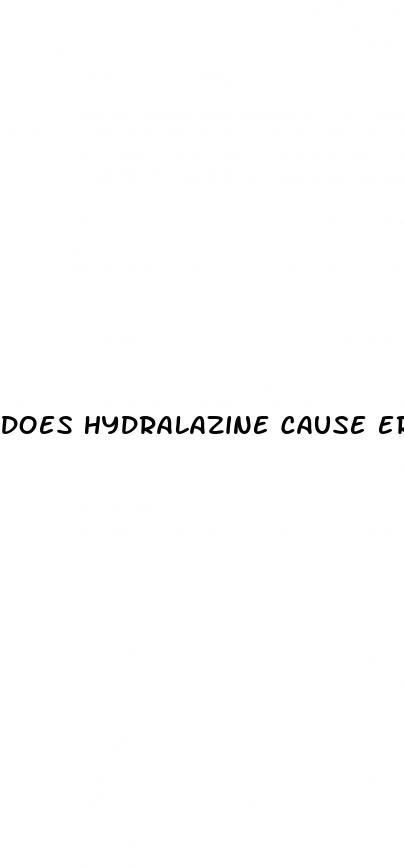 does hydralazine cause erectile dysfunction