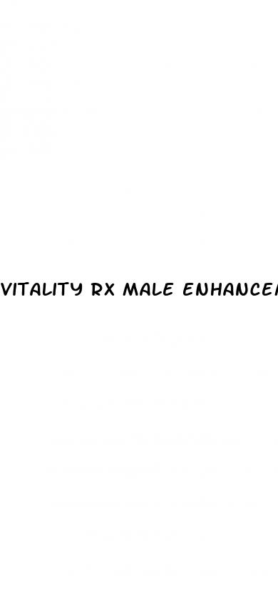 vitality rx male enhancement