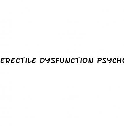 erectile dysfunction psychology