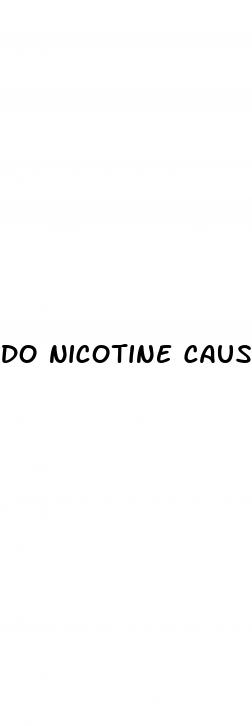 do nicotine cause erectile dysfunction