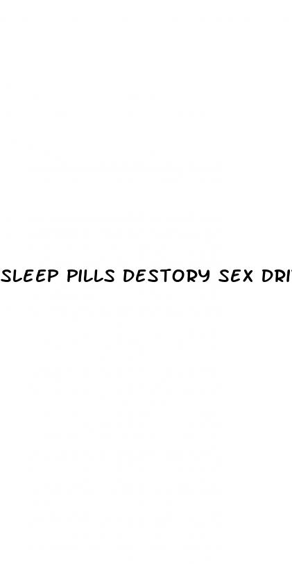 sleep pills destory sex drive