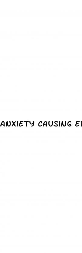 anxiety causing erectile dysfunction