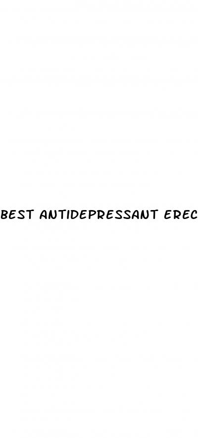 best antidepressant erectile dysfunction