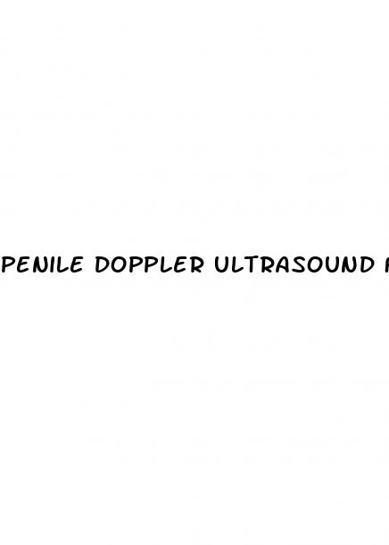 penile doppler ultrasound for erectile dysfunction technique and interpretation