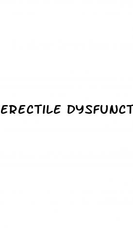 erectile dysfunction and prostate cancer