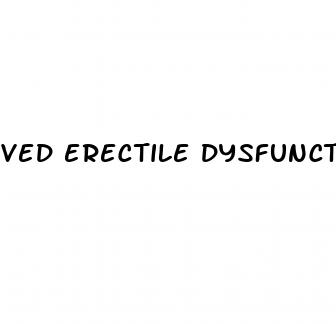 ved erectile dysfunction treatment