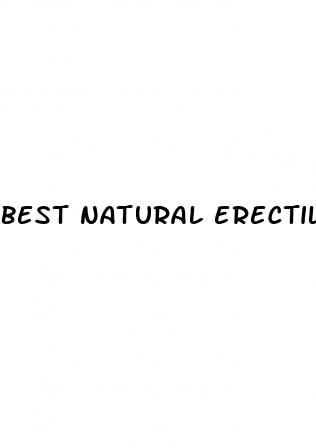 best natural erectile dysfunction supplements