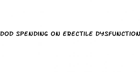 dod spending on erectile dysfunction