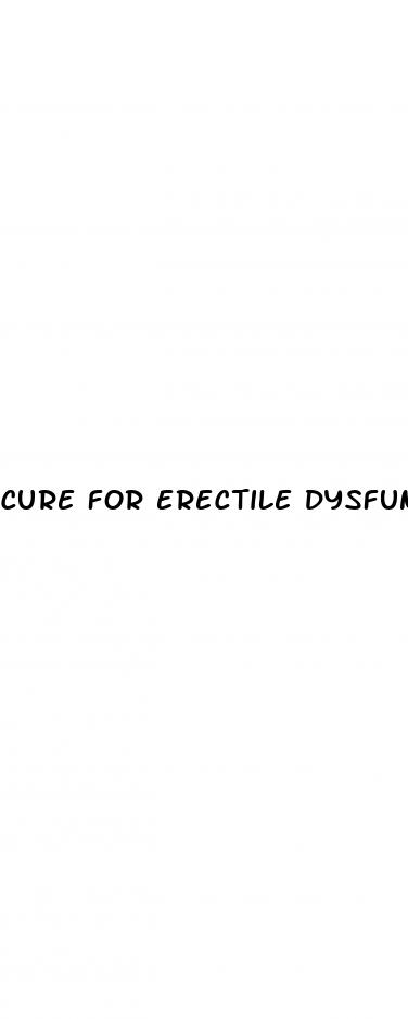 cure for erectile dysfunction due to diabetes