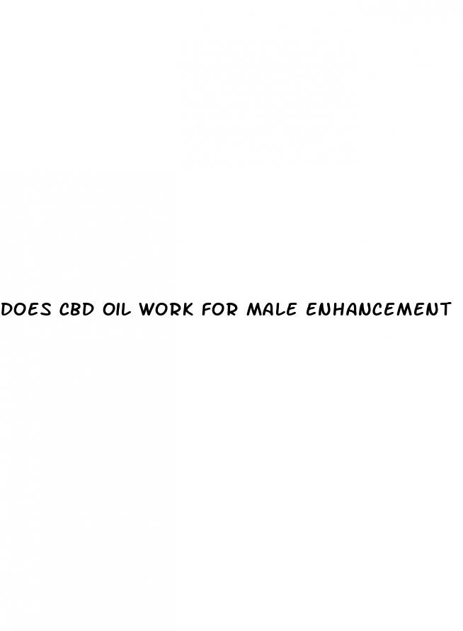 does cbd oil work for male enhancement