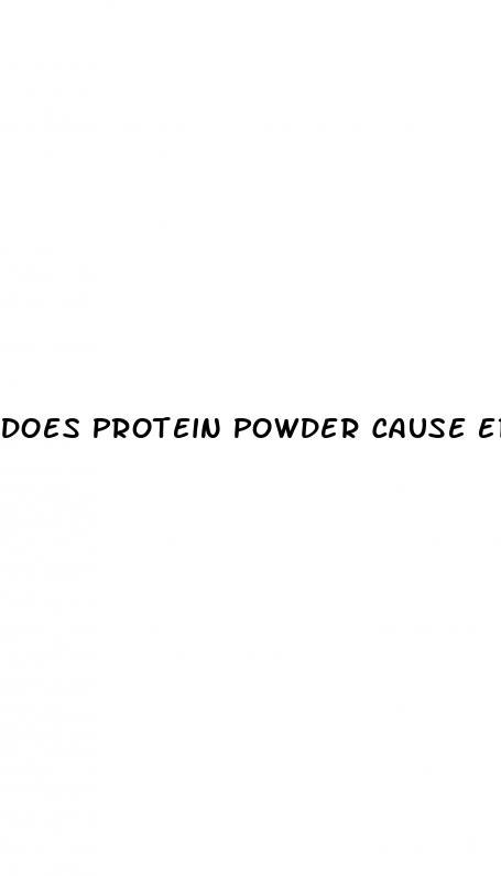 does protein powder cause erectile dysfunction