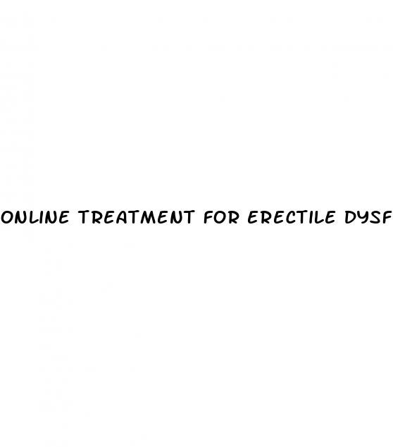 online treatment for erectile dysfunction