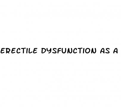 erectile dysfunction as a predictor of cardiovascular disease