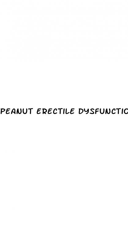 peanut erectile dysfunction