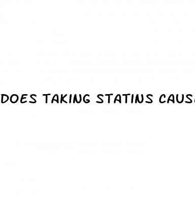 does taking statins cause erectile dysfunction