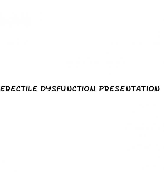 erectile dysfunction presentation