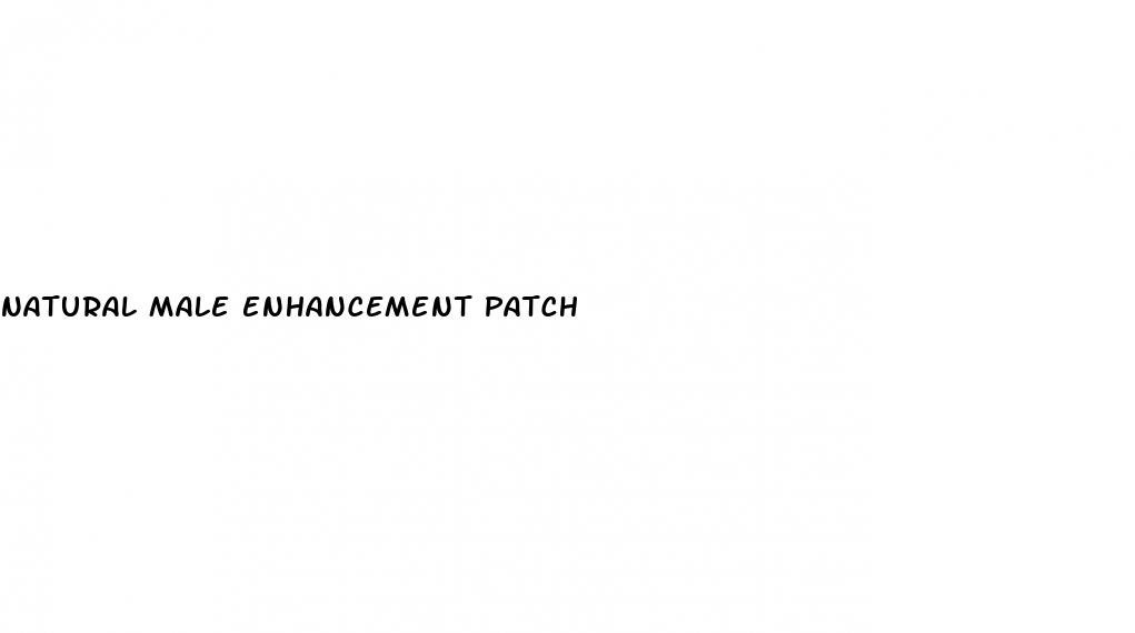 natural male enhancement patch