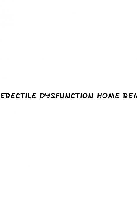 erectile dysfunction home remedy treatment