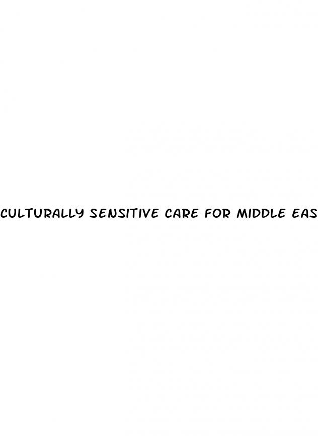 culturally sensitive care for middle eastern erectile dysfunction