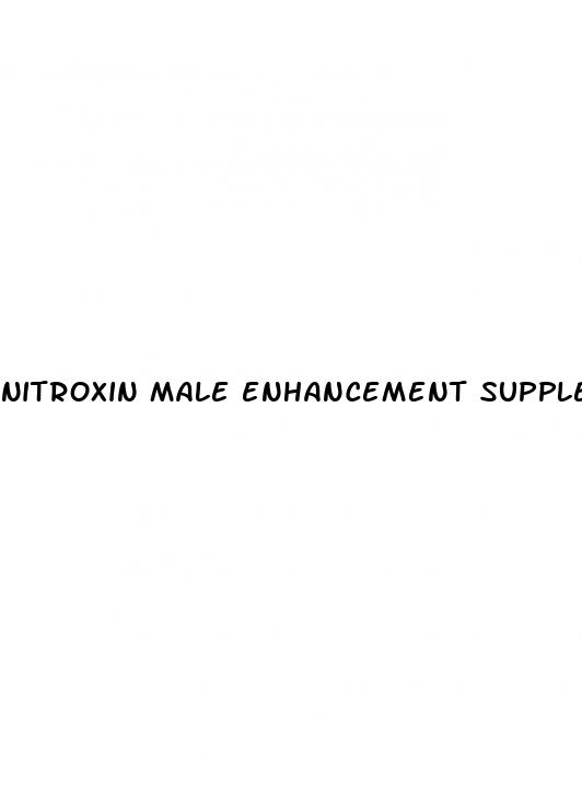 nitroxin male enhancement supplement