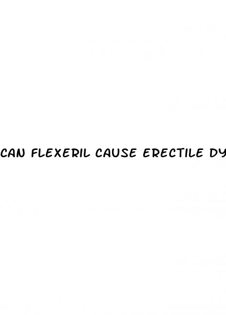 can flexeril cause erectile dysfunction