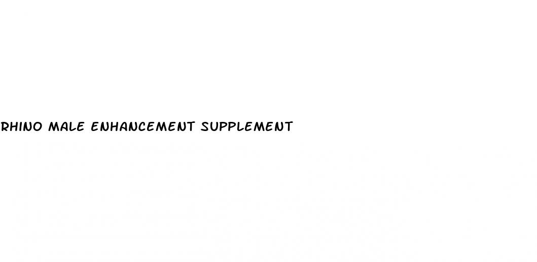 rhino male enhancement supplement