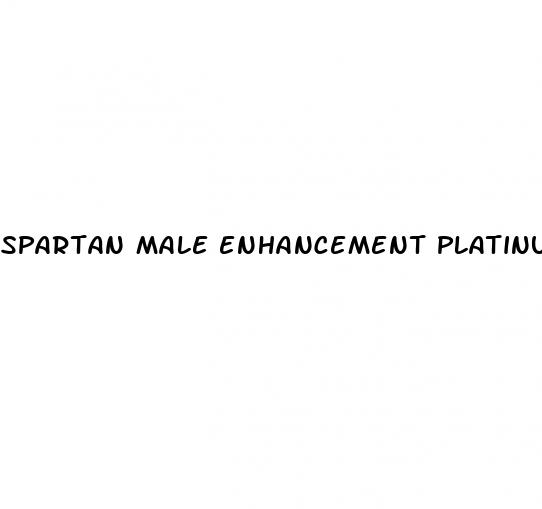 spartan male enhancement platinum 9000