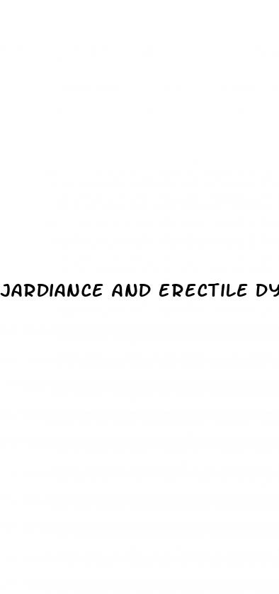 jardiance and erectile dysfunction