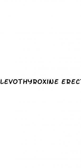 levothyroxine erectile dysfunction