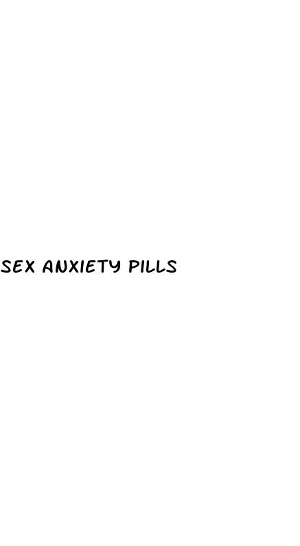 sex anxiety pills