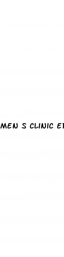 men s clinic erectile dysfunction