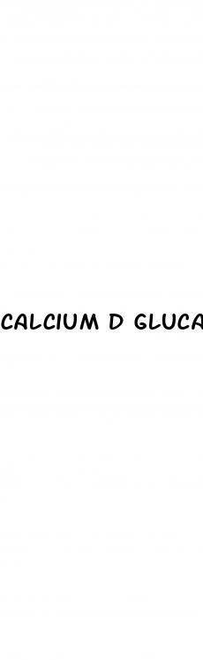 calcium d glucarate erectile dysfunction