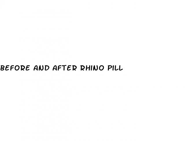 before and after rhino pill