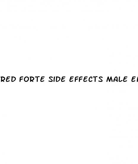 red forte side effects male enhancement