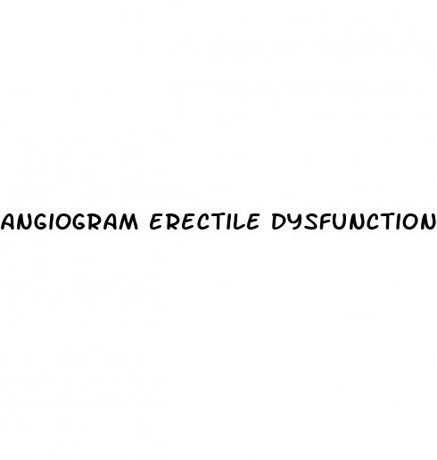 angiogram erectile dysfunction