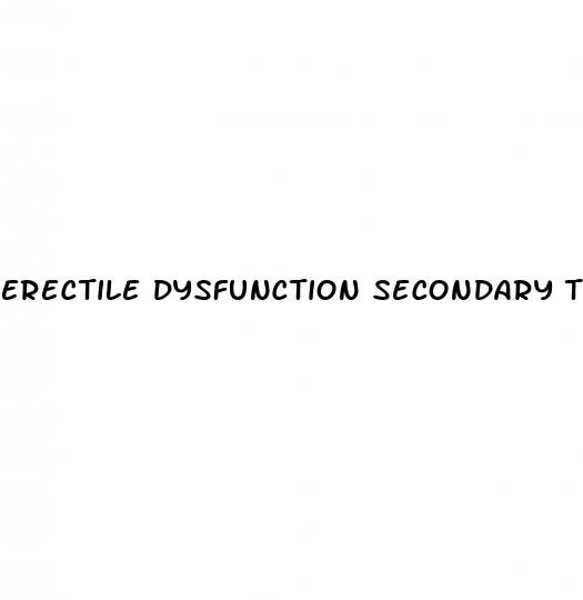 erectile dysfunction secondary to depression va