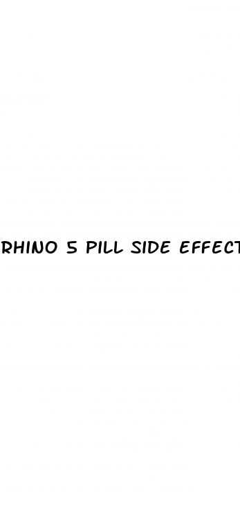 rhino 5 pill side effects